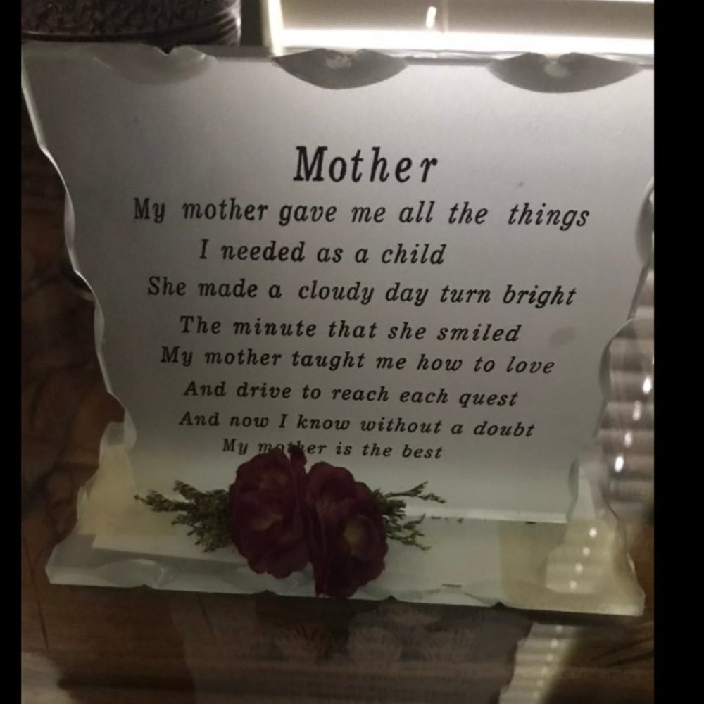New Beautiful Mother's Plaque-Perfect gift for a Mother!